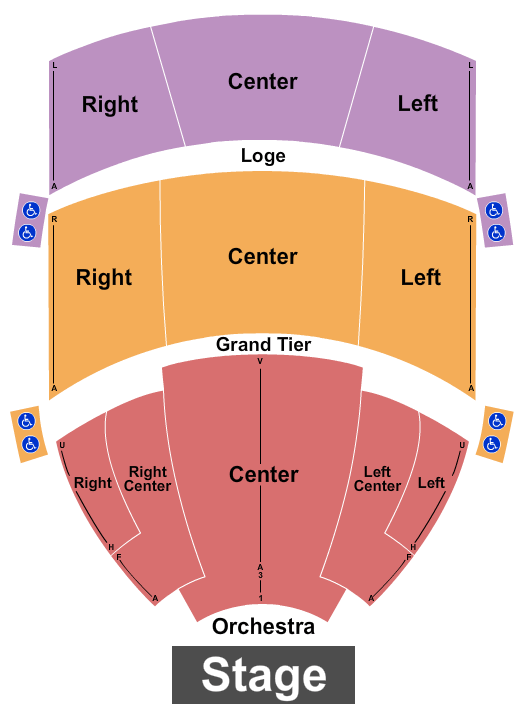 Steven Tanger Center for the Performing Arts The Wiz Seating Chart